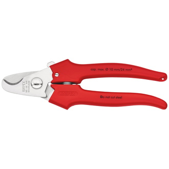 Knipex Kabelschere Griffe mit Kunststoff umspritzt mit Kunststoff umspritzt 165 mm