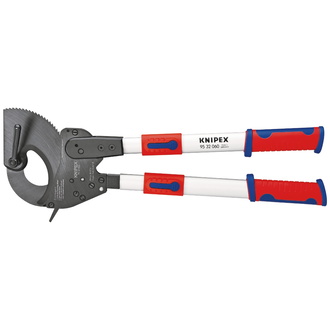 Knipex Kabelschneider (Ratschenprinzip) mit Teleskopschenkeln, mit Mehrkomponenten-Hüllen, 630 mm