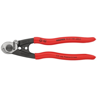 Knipex Drahtseilschere geschmiedet mit Kunststoff überzogen 190 mm