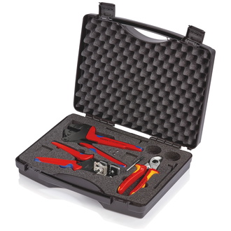 Knipex Werkzeugkoffer für Photovoltaik 1 x 12 12 11, 1 x 95 16 165, 1 x 97 43 200