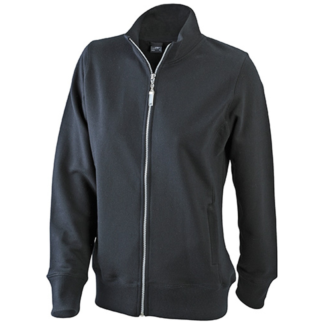 James & Nicholson Damen-Sweatjacke JN052 Gr. M black