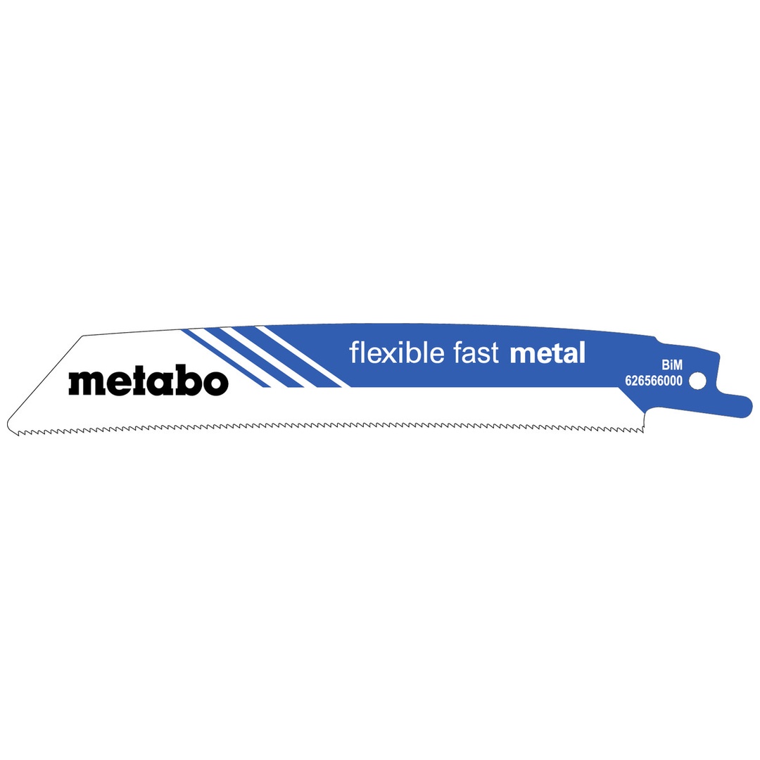 Metabo 5 Säbelsägeblätter flexible fast metal 150 x 0,9 mm, BiM, 1,4mm/18TPI