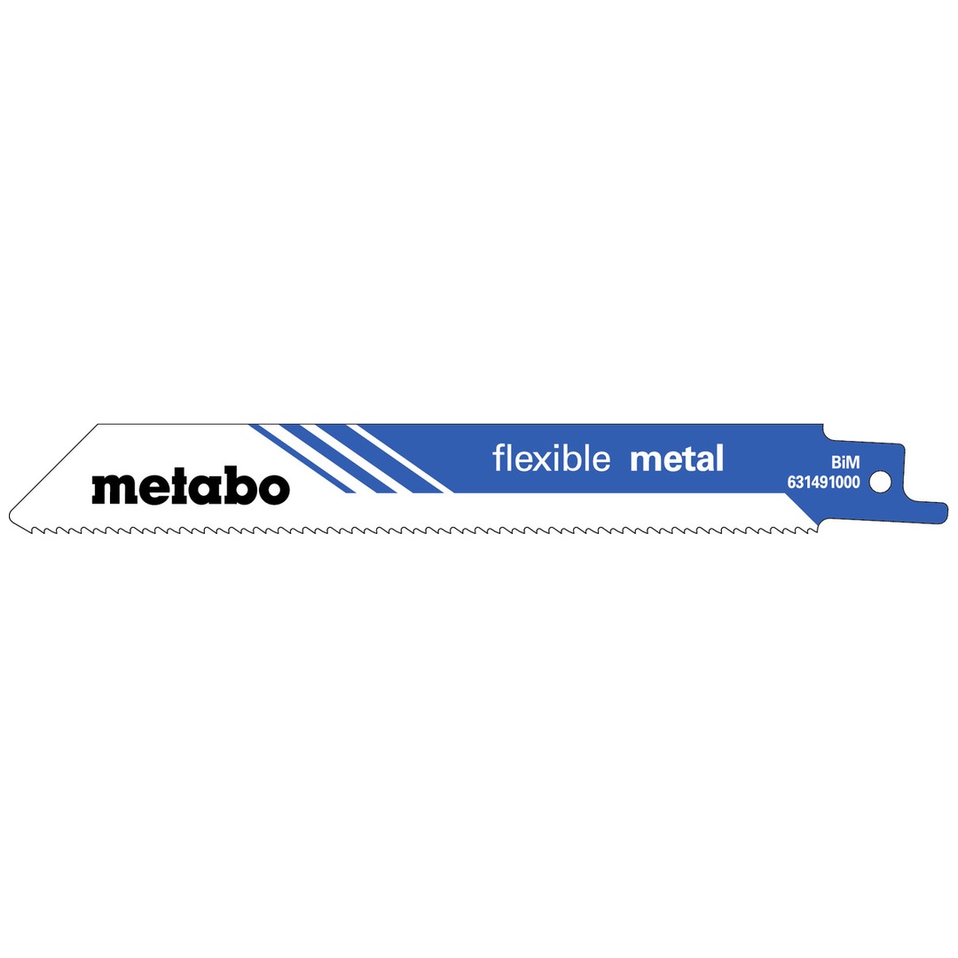Metabo 25 Säbelsägeblätter flexible metal 150 x 0,9 mm, BiM, 1,8 mm/ 14 TPI