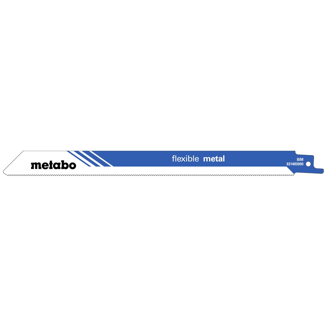 Metabo 5 Säbelsägeblätter flexible metal 225 x 0,9 mm, BiM, 1,4 mm/ 18 TPI