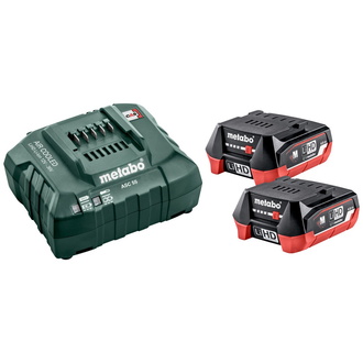 Metabo Basis-Set 12V 2 x LiHD 4.0 Ah