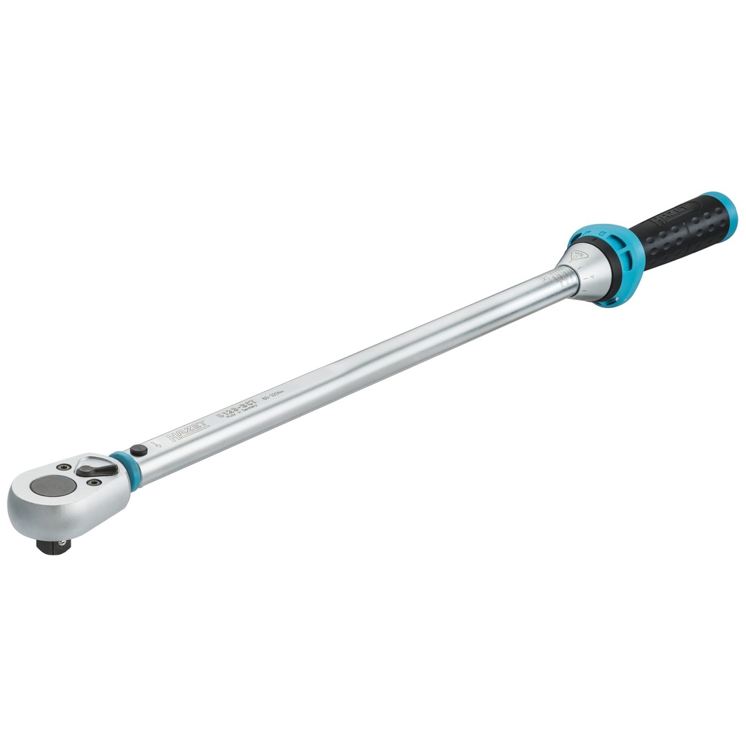 Hazet Drehmomentschlüssel 60 - 320 Nm, Genauigkeit: 3%, 1/2 (12,5 mm) Vierkant massiv, Länge 628 mm