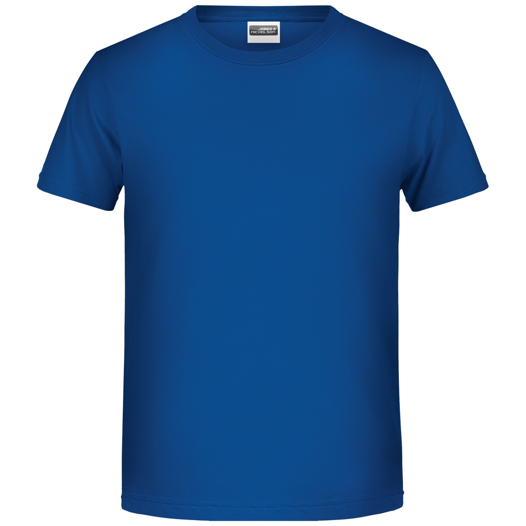 James & Nicholson T-Shirt für Jungen in klassischer Form 8008B Gr. L-134/140 dark-royal