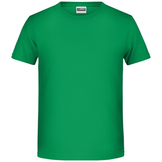 James & Nicholson T-Shirt für Jungen in klassischer Form 8008B Gr. 98/104 fern-green