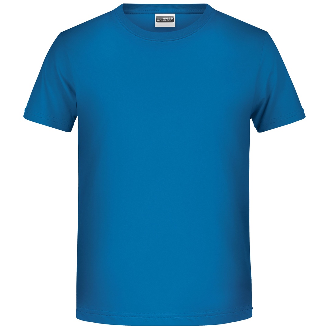 James & Nicholson T-Shirt für Jungen in klassischer Form 8008B Gr. S-110/116 royal