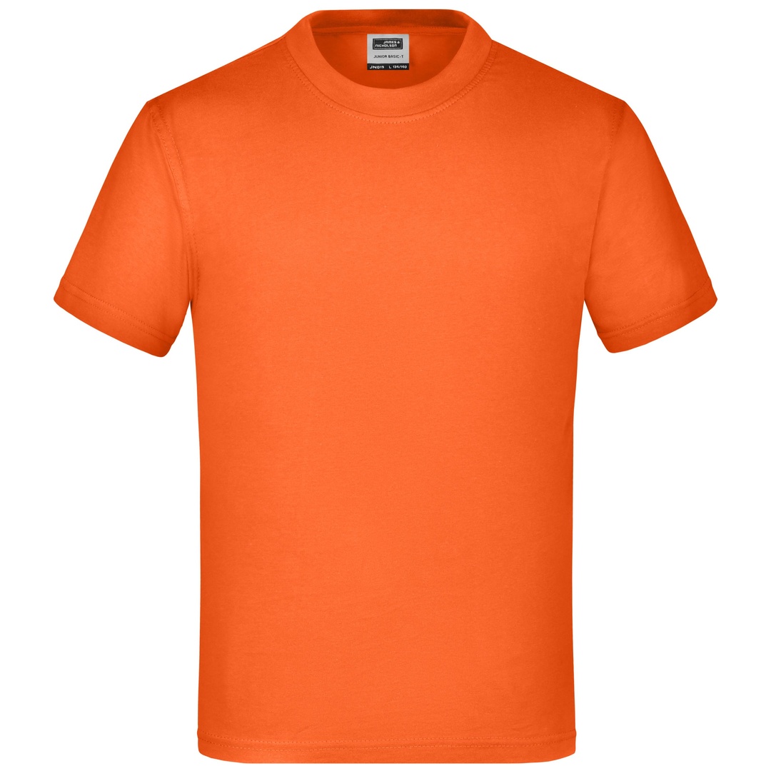 James & Nicholson Basic T-Shirt Kinder JN019 Gr. XS-98/104 dark-orange