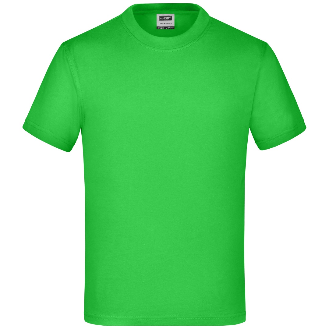 James & Nicholson Basic T-Shirt Kinder JN019 Gr. M-122/128 lime-green