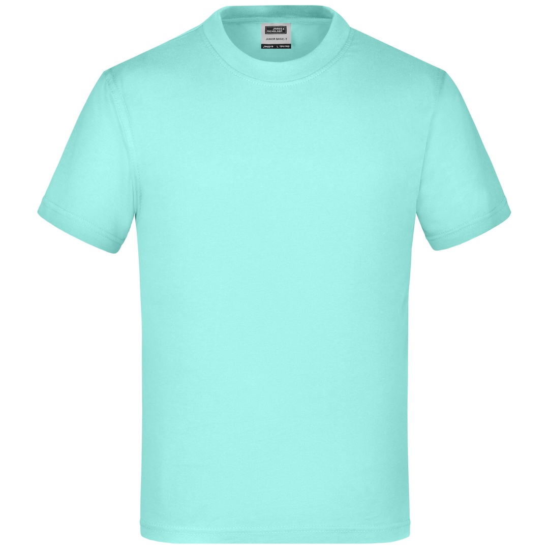 James & Nicholson Basic T-Shirt Kinder JN019 Gr. XL-146/152 mint