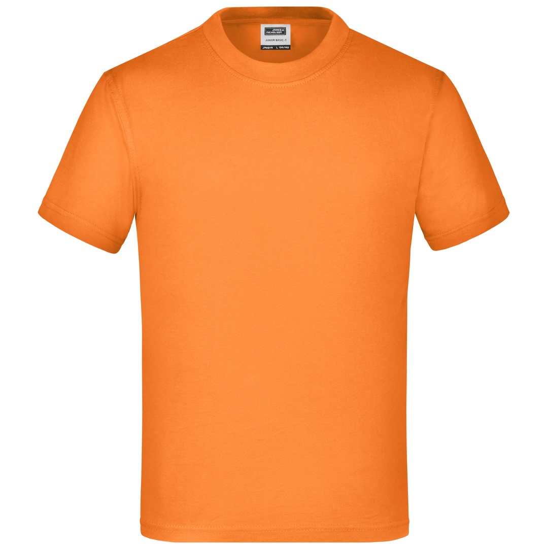 James & Nicholson Basic T-Shirt Kinder JN019 Gr. XS-98/104 orange