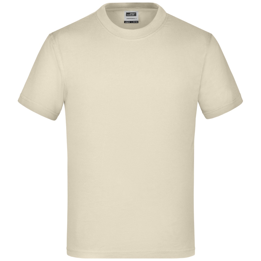 James & Nicholson Basic T-Shirt Kinder JN019 Gr. 2XL-158/164 stone
