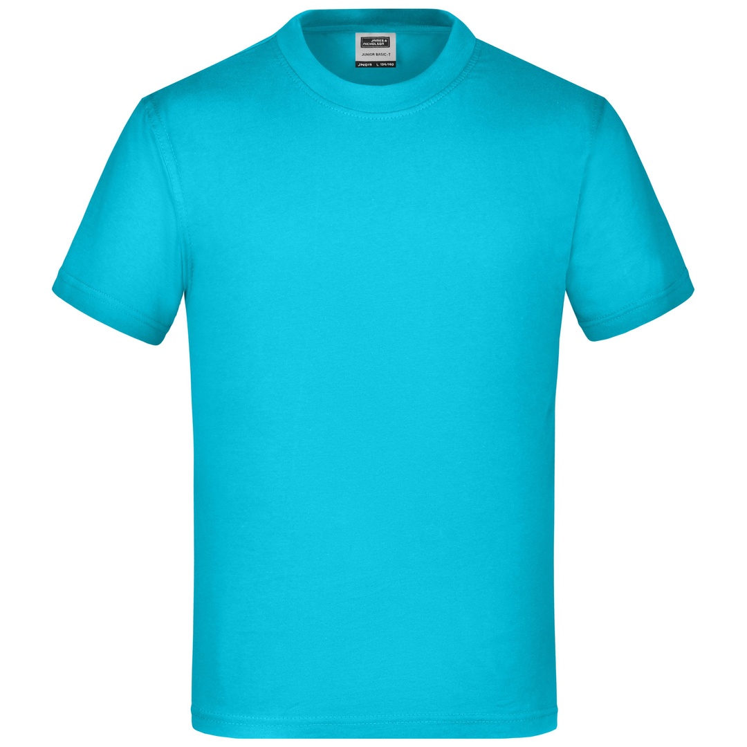 James & Nicholson Basic T-Shirt Kinder JN019 Gr. XS-98/104 turquoise