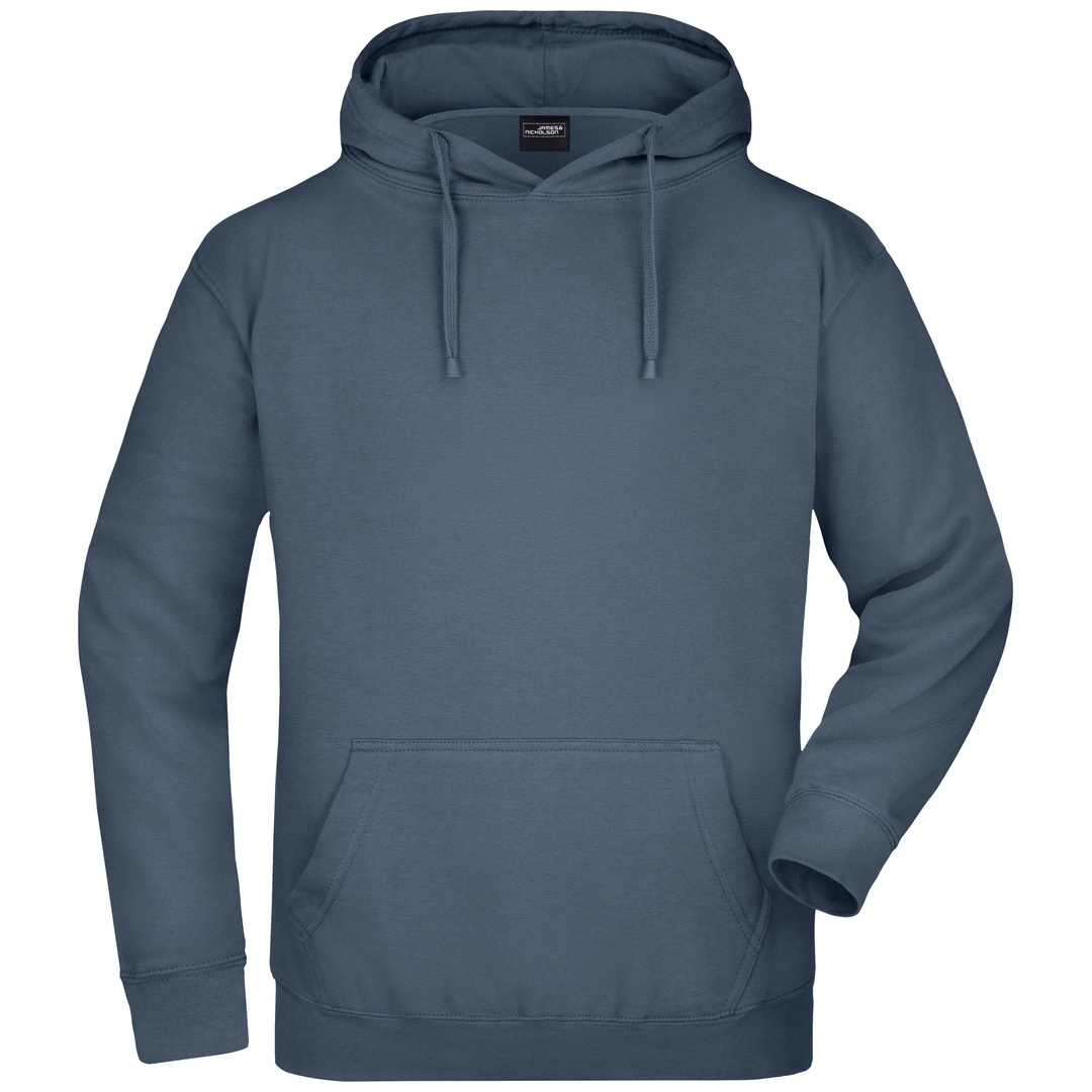 James & Nicholson Klassisches Kapuzensweatshirt JN047 Gr. XL carbon