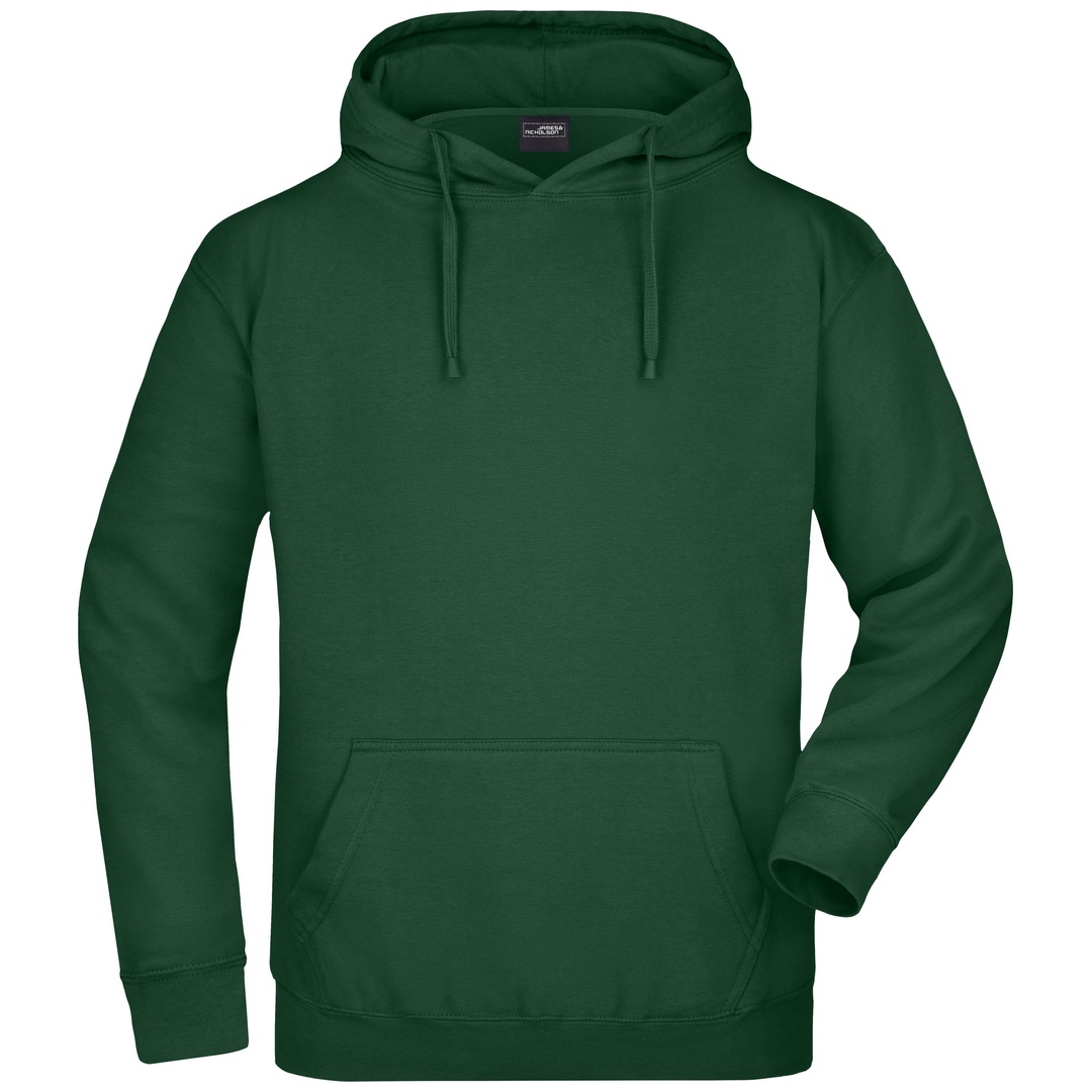 James & Nicholson Klassisches Kapuzensweatshirt JN047 Gr. S dark green