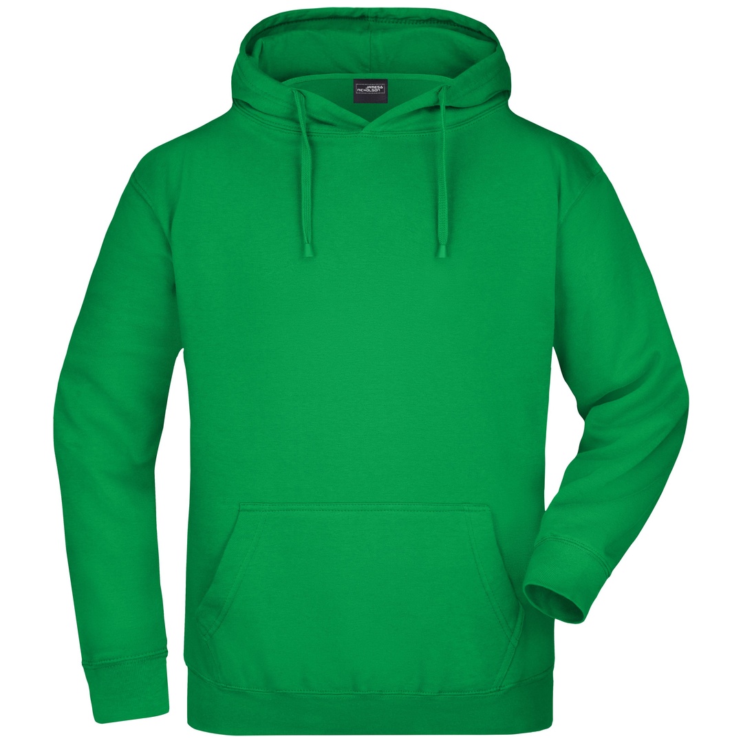 James & Nicholson Kinder Kapuzensweatshirt JN047K Gr. L-140 fern-green