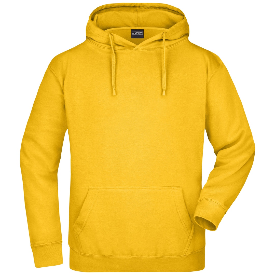 James & Nicholson Kinder Kapuzensweatshirt JN047K Gr. S-116 gold-yellow