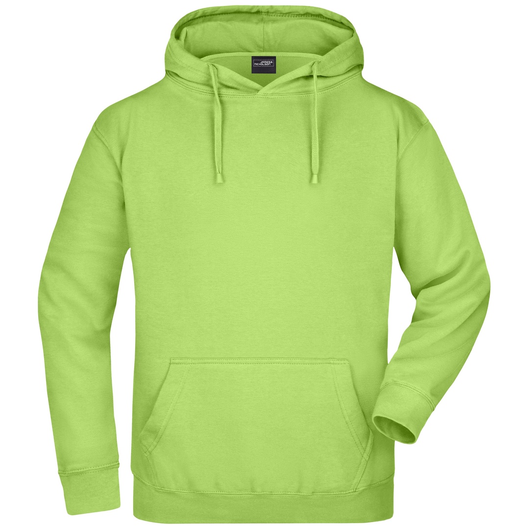 James & Nicholson Klassisches Kapuzensweatshirt JN047 Gr. XL lime green