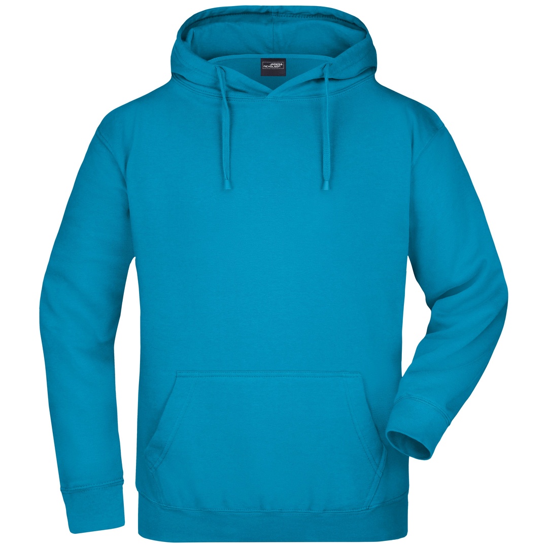 James & Nicholson Kinder Kapuzensweatshirt JN047K Gr. XL-152 turquoise