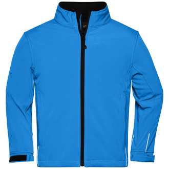 James & Nicholson Softshell Jacke Kinder JN135K Gr. 122/128 aqua