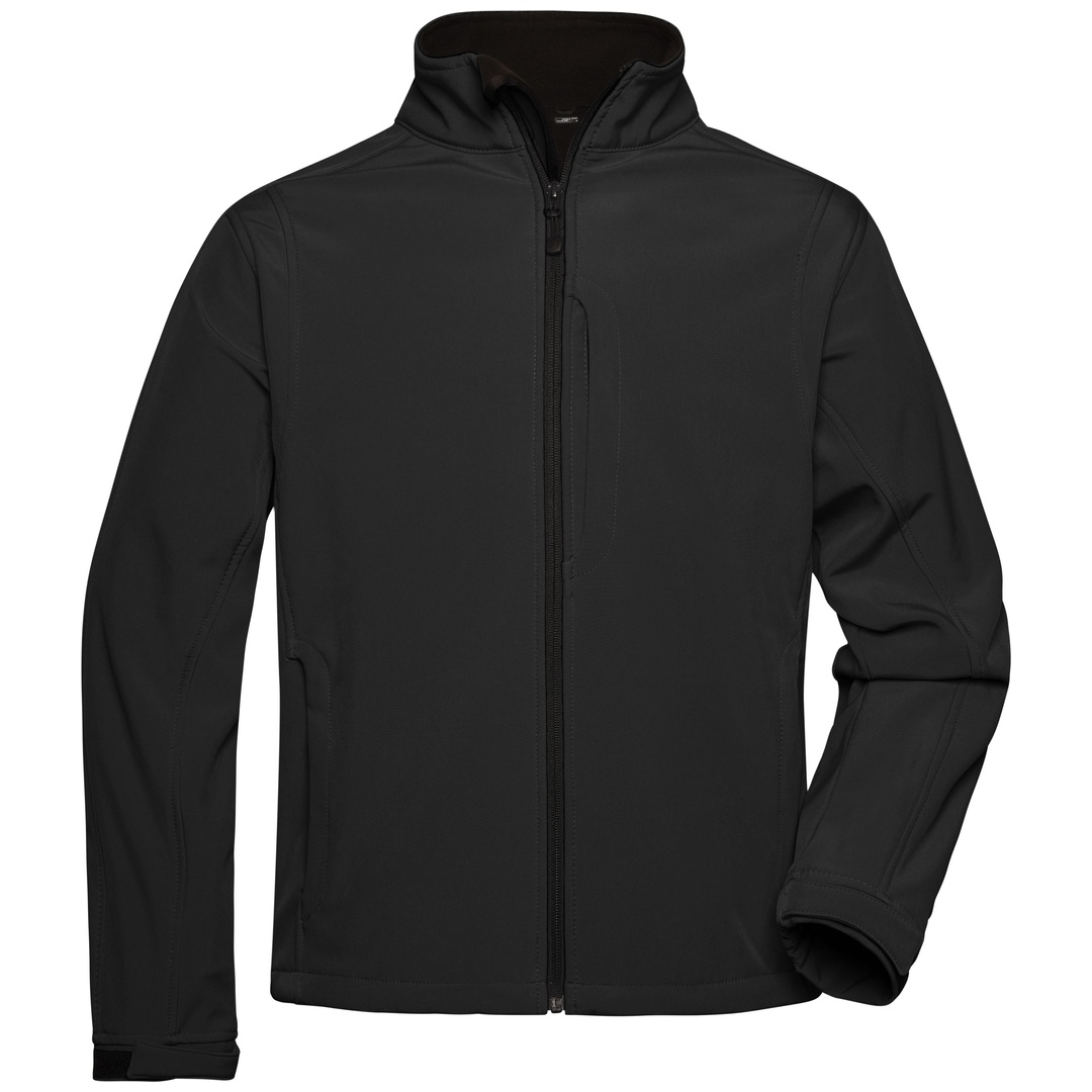 James & Nicholson Softshell Jacke Herren JN135 Gr. 3XL black