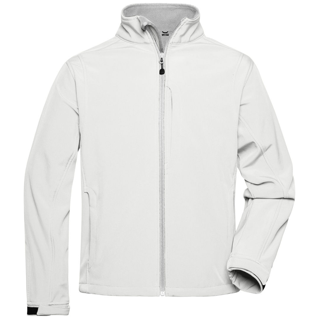 James & Nicholson Softshell Jacke Herren JN135 Gr. M off-white