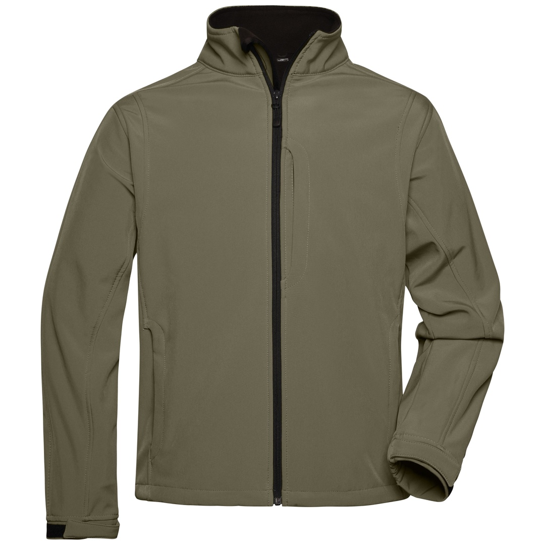James & Nicholson Softshell Jacke Herren JN135 Gr. L olive