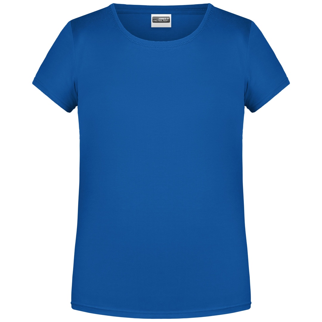 James & Nicholson T-Shirt für Mädchen in klassischer Form 8007G Gr. M-122/128 royal