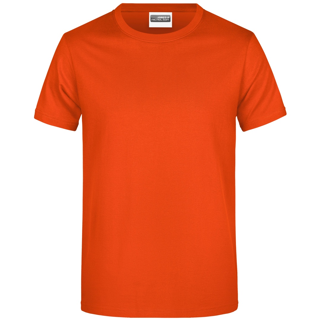 James & Nicholson klassisches T-Shirt 180 JN790 Gr. XL orange