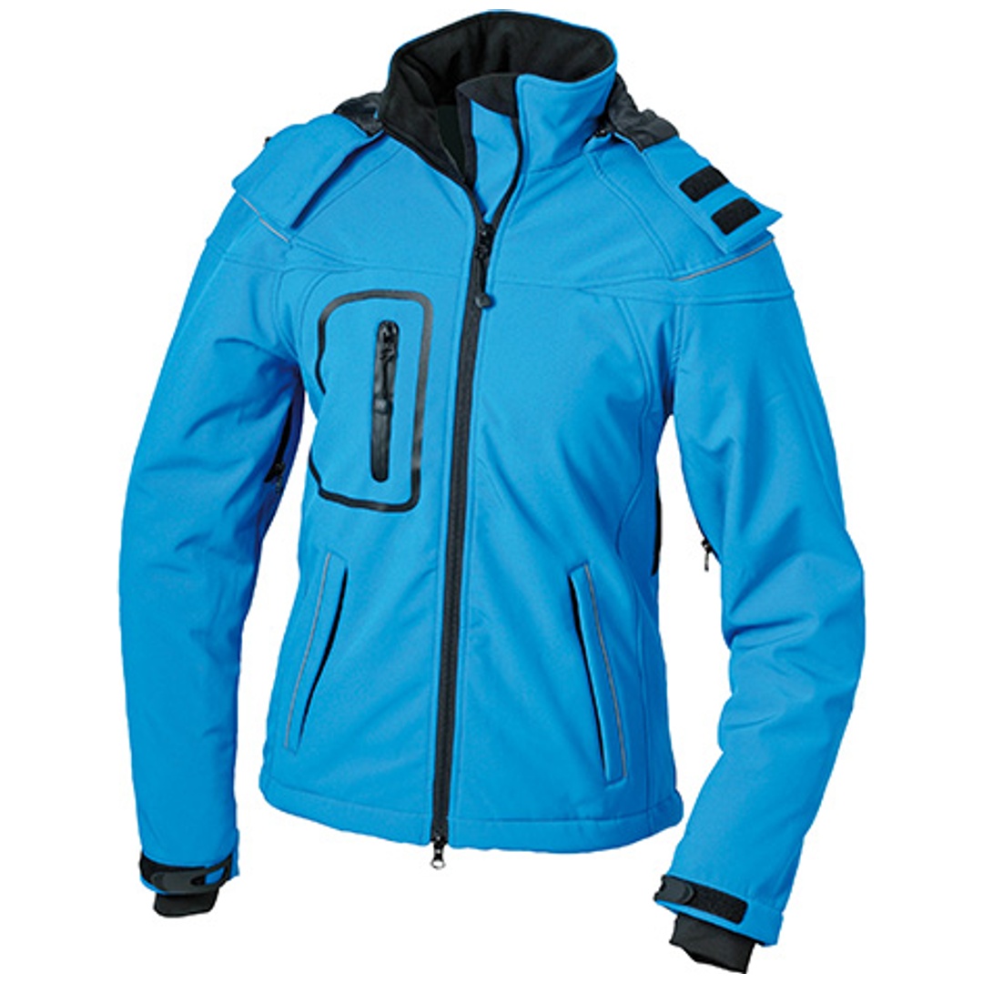 James & Nicholson Wintersoftshelljacke Damen JN1001 Gr. 2XL aqua
