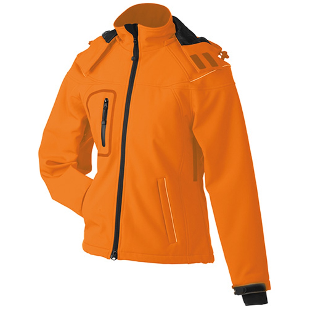 James & Nicholson Wintersoftshelljacke Damen JN1001 Gr. L orange