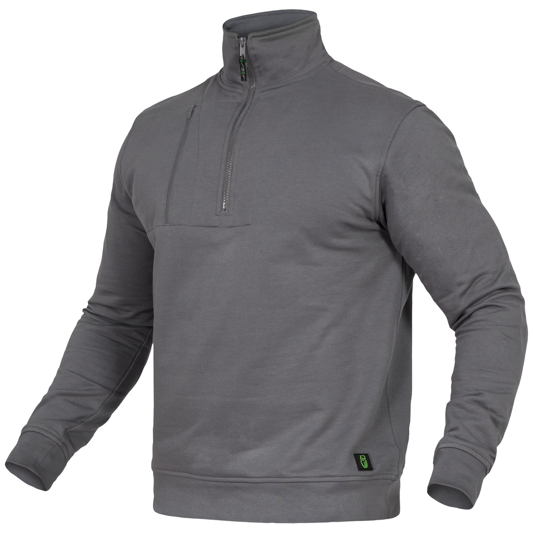 Leibwächter Zip-Sweater Flex-Line  Gr. 7XL grau