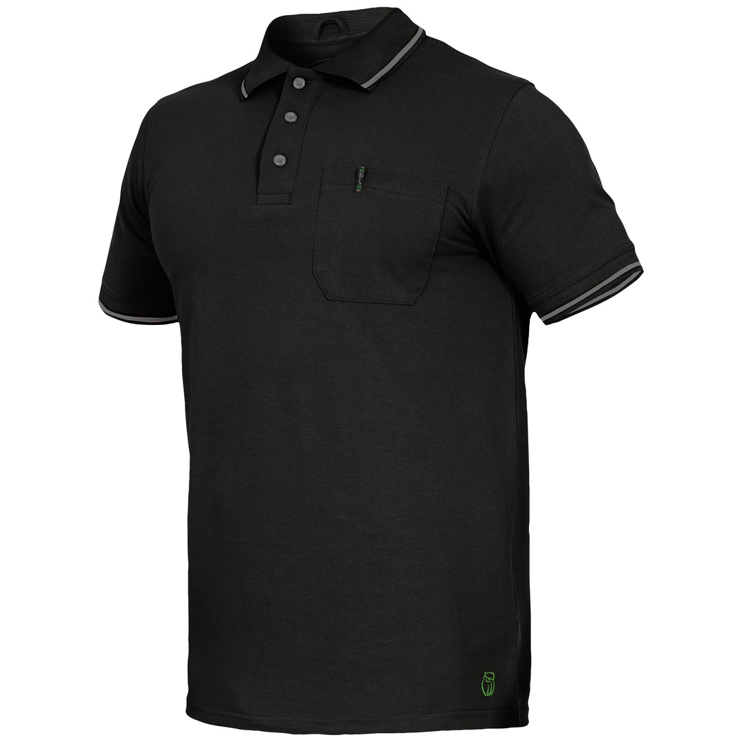 Leibwächter Polo-Shirt Flex-Line FLEXU05 Gr. 5XL schwarz