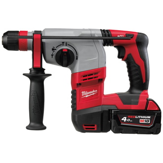 Milwaukee Akku-Kombihammer HD18 HX-402C, incl. 2x Akku 4 Ah, Ladegerät, Transportkoffer