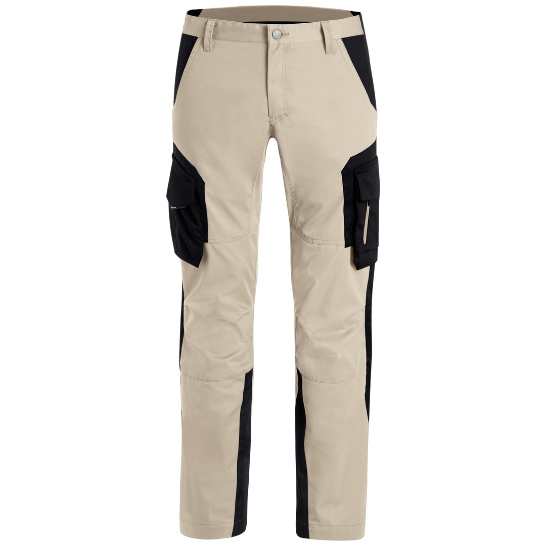 FHB Bundhose Fabian elastisch 125300 Gr. 58 beige/schwarz