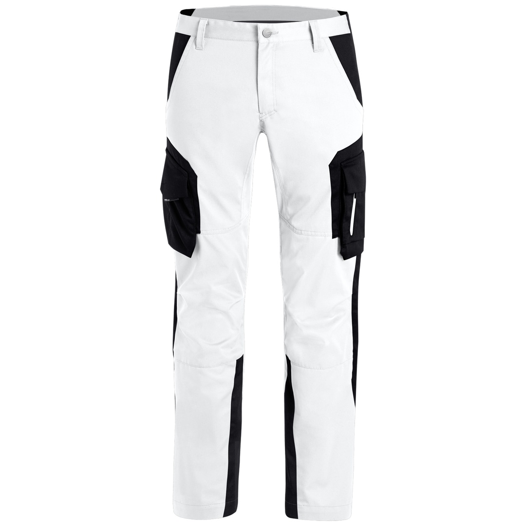 FHB Bundhose Fabian elastisch 125300 Gr. 56 weiß/anthrazit