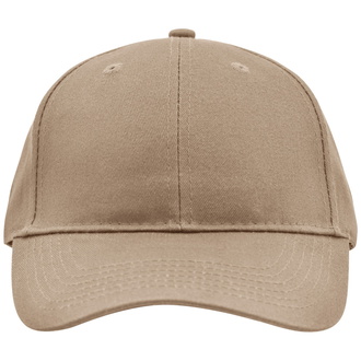 myrtle beach Klassisches 6 Panel Cap mit gebürsteter Oberfläche MB6118 Gr. one size beige