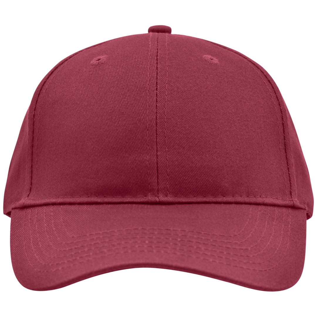 myrtle beach Klassisches 6 Panel Cap mit gebürsteter Oberfläche MB6118 Gr. one size burgundy