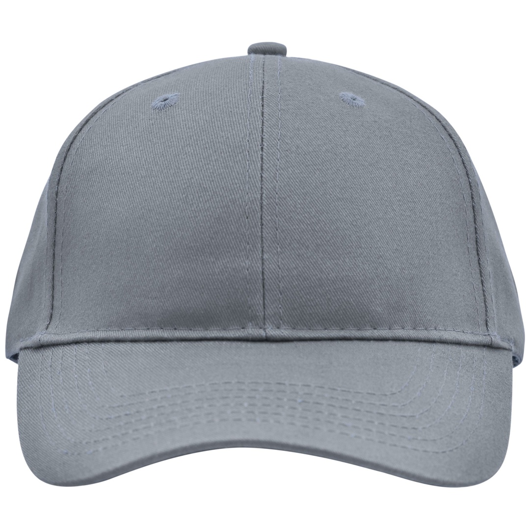 myrtle beach Klassisches 6 Panel Cap mit gebürsteter Oberfläche MB6118 Gr. one size grey