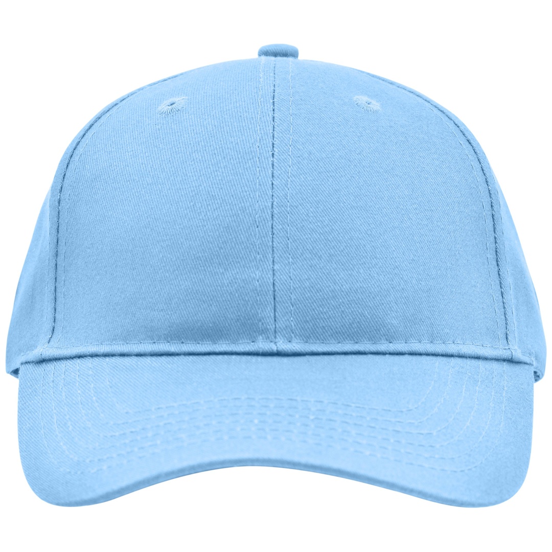 myrtle beach Klassisches 6 Panel Cap mit gebürsteter Oberfläche MB6118 Gr. one size light-blue