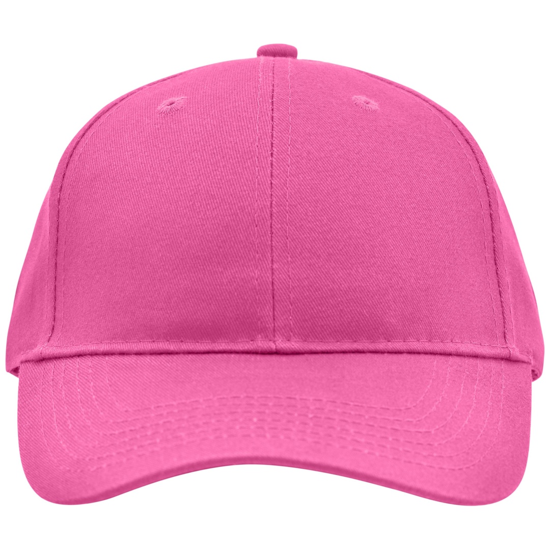 myrtle beach Klassisches 6 Panel Cap mit gebürsteter Oberfläche MB6118 Gr. one size pink