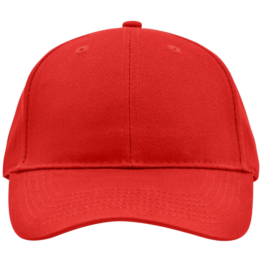 myrtle beach Klassisches 6 Panel Cap mit gebürsteter Oberfläche MB6118 Gr. one size red