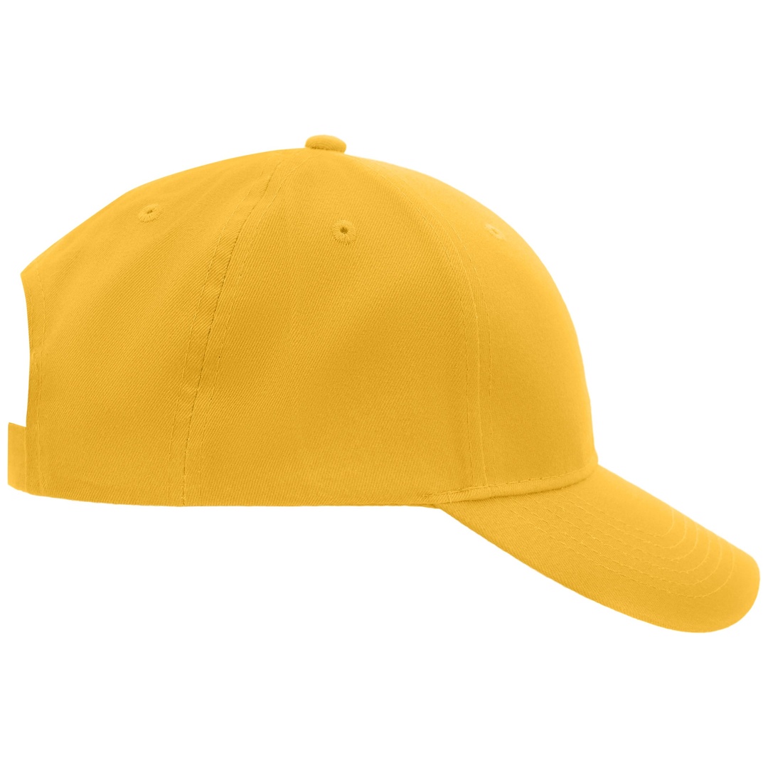 myrtle beach Klassisches 6 Panel Cap mit gebürsteter Oberfläche MB6118 Gr. one size yellow