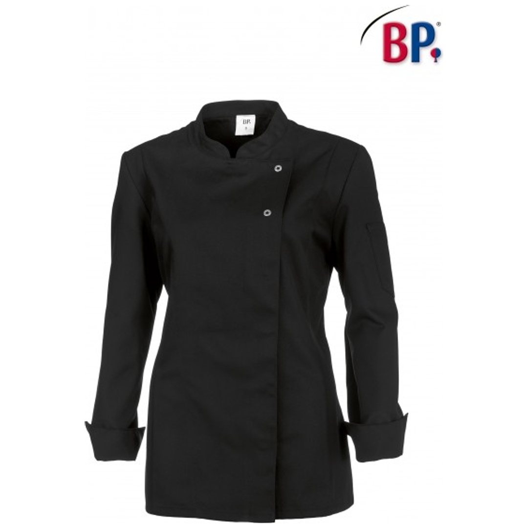 BP Damen Kochjacke 1544-400-32 Gr. L schwarz
