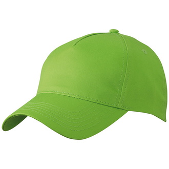 myrtle beach 5 Panel Cap mit ungebürsteter Oberfläche MB6117 Gr. one size lime-green