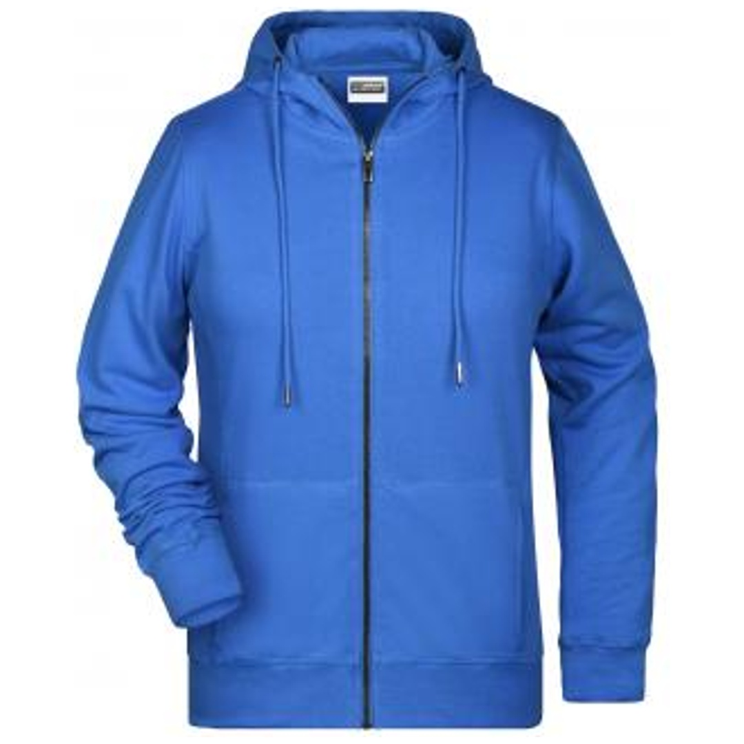 James & Nicholson Damen Sweat-Jacke mit Kapuze 8025 Gr. XS cobalt