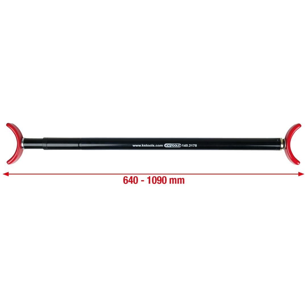 KS Tools Teleskop-Motorhauben- und Heckklappenstütze, 64-109cm