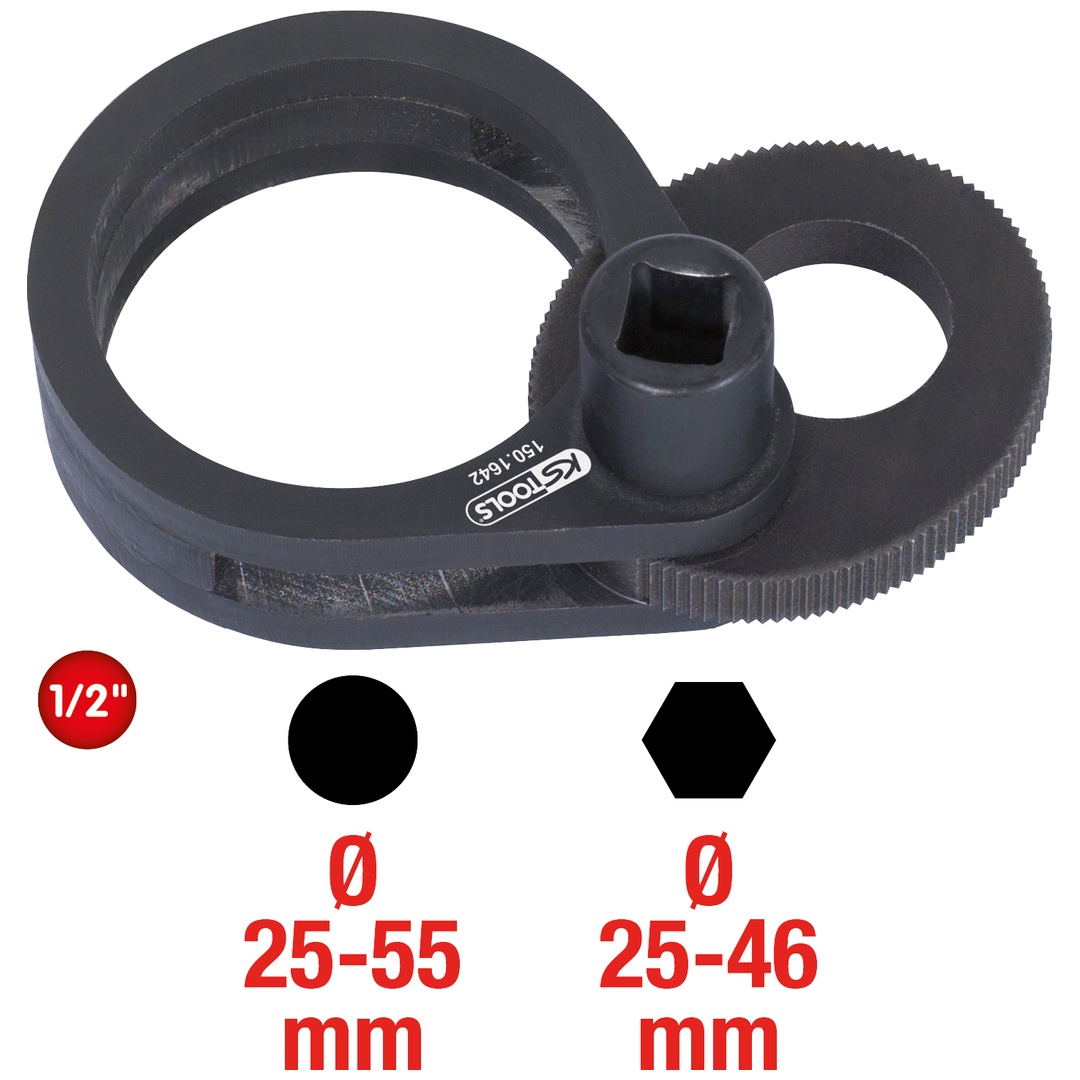 KS Tools Exzenter Klemm- und Drehvorrichtung, 25-55 mm